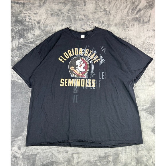 VTG Florida State Seminoles T-Shirt 4XL Black NCAA Oversized College Graphic Tee - Picture 1 of 7